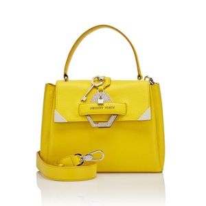 Philipp plein yellow handbag .